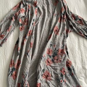 Torrid floral cardigan